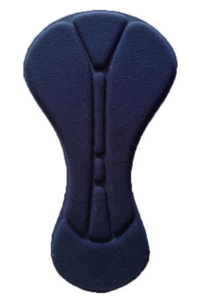 CPC021 Customized cycling pants cushions Cycling panty liner Silicone cushions Moisture wicking 19*32CM cycling pants cushion supplier 1207 side view